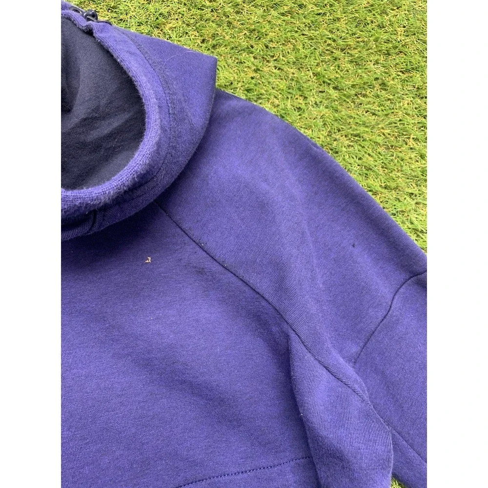 Nike Tech Fleece Hoodie Mens XS Extra Small Funnel Neck Purple Sportswear Y2K